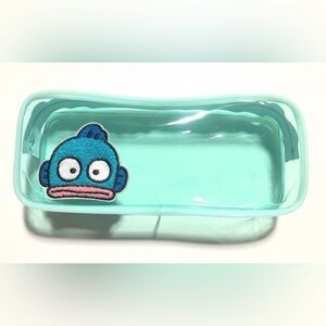 Hangyodon (Sanrio Hello Kitty) Pastel Turquoise Zippered See-Through Pouch - ne…
